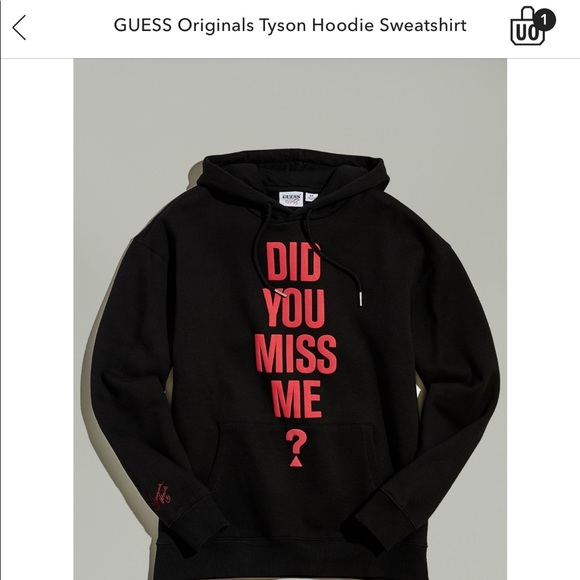 Guess originals Tyson hoodie sweatshirt - Picture 1 of 5